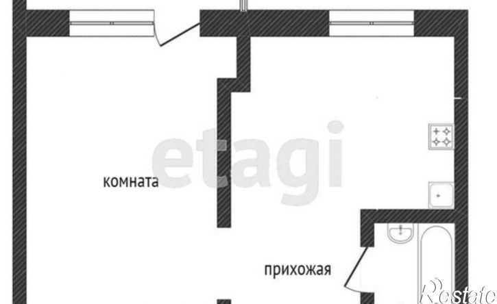 1-комн квартира ул Моховая, 6,  д. 6