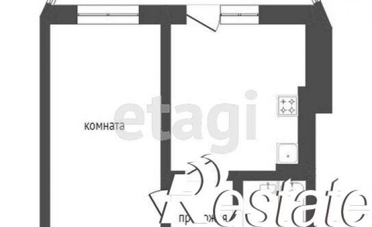 1-комн квартира Ключевская улица, 60А/2,  д. 60А/2