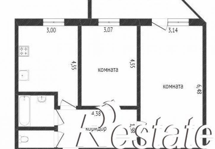 2-комн квартира проспект Строителей, 78А,  д. 78А