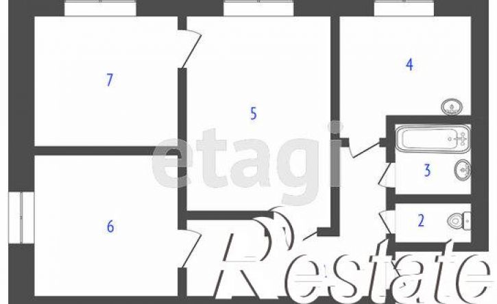 3-комн квартира улица Нестерова, 4,  д. 4